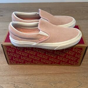 Vans Light Pink Slip-On Sneakers